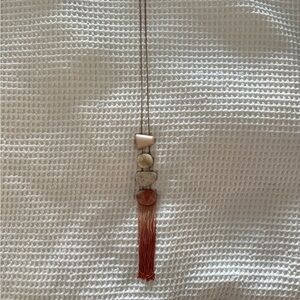 Elegant Tassel Pendant Necklace